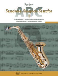 Perenyi Saxophone ABC Vol.1 Student Book