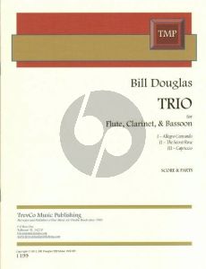 Douglas Trio Flute-Clarinet-Bassoon Score/Parts (Trevco)