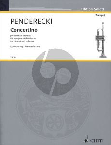 Penderecki Concertino Trumpet-Orchestra (piano red.) (red. by Claus-Dieter Ludwig)