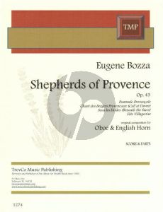 Bozza Shepherds of Provence Op 43 Oboe and English Horn (Score and Parts)