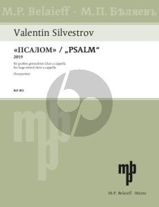 Silvestrov Psalm for large Mixed Choir a capella