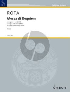 Rota Messa di Requiem für Orgel und Stimmen (SATB) (Spielpartitur) (arr. Jonathan Hirsch)