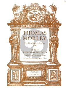 Morley First book of Ayres voice-lute