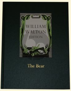 Walton The Bear Full Score (An Extravaganza in One Act) (edited by Michael Burden)