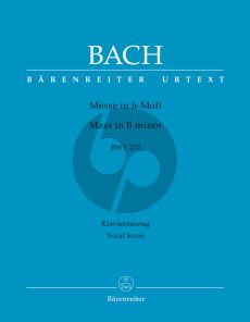 Bach Messe in h-Moll BWV 232 (Hohe Messe) (Vocal Score) (lat.) (Nach dem Urtext der Neuen Bach-Ausgabe) (Revised Edition) (edited by Uwe Wolf)