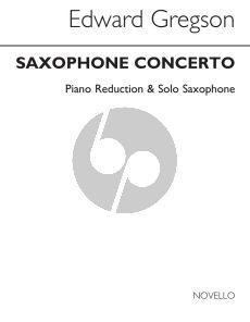 Gregson Concerto Alto Saxophone and Orchestra (piano reduction)