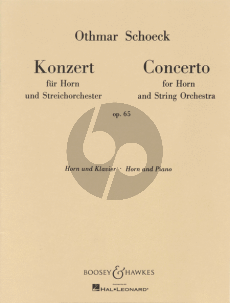 Concerto Op.65 Horn-Orchestra (Reduction Horn-Piano)