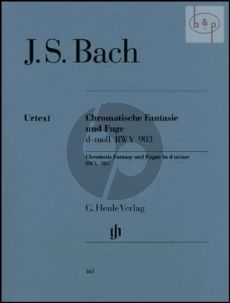 Bach Chromatische Fantasie und Fuge d-moll BWV 903 Klavier (Georg von Dadelsen und Klaus Rönnau) (Henle-Urtext)