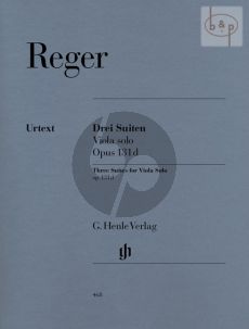 Reger 3 Suites Op.131d Viola solo