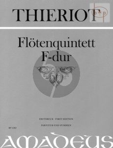 Quintet F-major (Flute- 2 Vi.-Va.-Vc.) (Score/Parts)