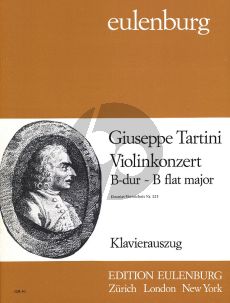 Tartini Concerto B-flat major D.123 Violin-Strings and Bc (piano reduction) (Jürgen Braun)