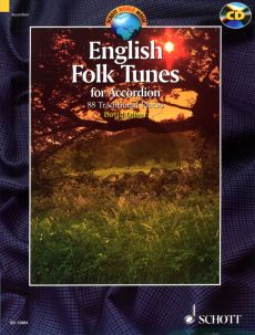 English Folk Tunes for Accordion (88 Traditional Pieces) (Bk-Cd) (edited by David Oliver) (engl./fr./germ.)