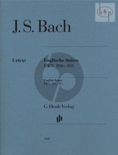 Englische Suiten BWV 806 - 811 Piano (without fingering)