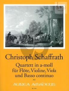 Quartet a-minor (Flute[Ob.]-Vi.-Va.-Bc) (Score/Parts) (edited by Michael Jappe)