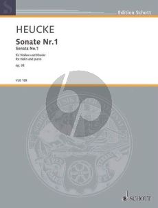 Heucke Sonata No.1 Op. 38 for Violin and Piano (2000)