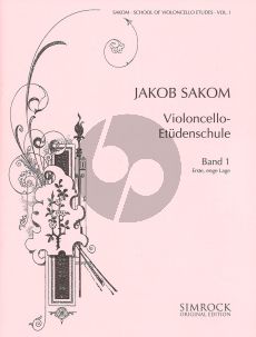 Sakom School of Violoncello Etudes Vol.1 (1st Close Position)