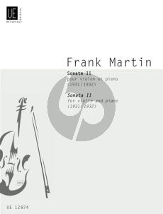 Martin Sonate No.2 (1931-1932) fur Violine und Klavier