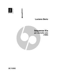 Berio Sequenza IXa (1980) for Clarinet Solo