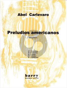 Carlevaro Preludios Americanos No.5 Tamborilas Guitarra