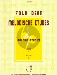 Dean Melodische Etudes Vol.1 Piano