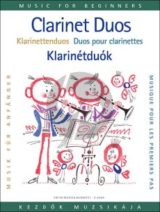 Clarinet Duos for Beginners (edited by István Máriássy and Dezső Puskás)