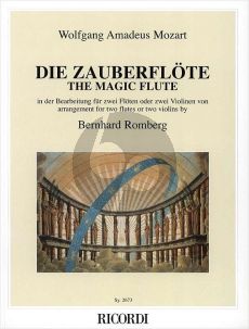 Mozart Die Zauberflote 2 Flutes or 2 Violins (arr. Bernhard Romberg)