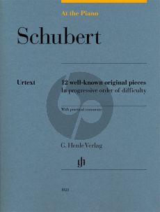 Schubert At the Piano - 12 well-known original pieces (edited by Sylvia Hewig-Tröscher) (Henle-Urtext)