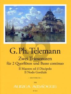 Telemann 2 Triosonaten e-moll und fis-moll · TWV 42:e13 | TWV 42:fis1 2 Flöten-Bc (Winfried Michel)