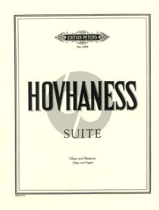 Hovhaness Suite Op. 23 Oboe and Bassoon (Playing Score)