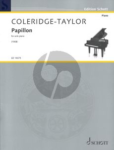 Coleridge-Taylor Papillon for Piano Solo (1908) (Advanced)