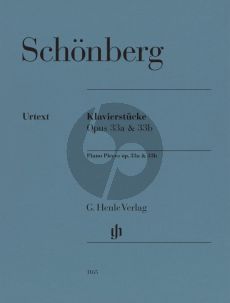 Schoenberg Klavierstucke Op.33a und 33b Klavier