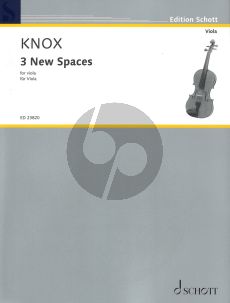 Knox 3 New Spaces for Viola solo (Difficult)