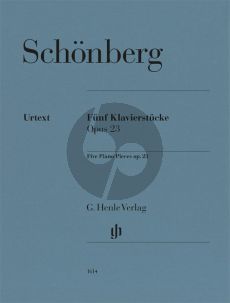 Schoenberg 5 Five Piano Pieces op. 23