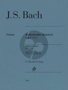 Bach Italienisches Konzert BWV 971 Klavier (edition without fingering / zonder vingerzettingen) (Ulrich Scheideler)