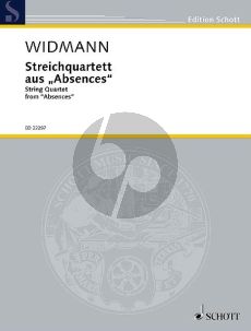 Widmann String Quartet from "Absences" (Score/Parts) (1990/1993)