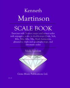 Martinson Scale Book (Exercises with 3 -octave major and minor scales with arpeggios,scales in doublestops-harmonics-glissandos etc.)