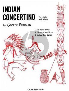 Perlman Indian Concertino Violin and Piano