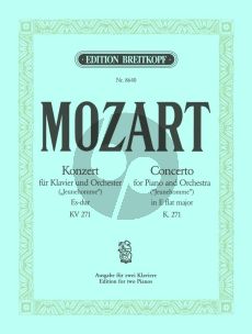 Mozart Konzert KV 271 (Jeunehomme) Es-dur (Ausgabe 2 Klaviere)