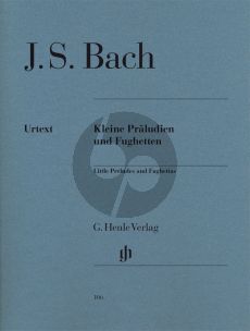 Bach Kleine Praeludien-Fughetten Klavier (Herausgegeben von Rudolf Steglich Fingersatz Hans-Martin Theopold) (Henle-Urtext)