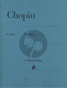 Chopin Etuden Op.10 - Op.25 (mit 3 Etuden ohne Opus) Piano (edited by Ewald Zimmermann) (Henle-Urtext)