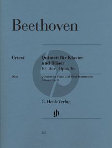 Beethoven Quintett Es-dur Op.16 (Oboe-Klar.[Bb]-Horn[Eb]- Fagott-Klavier)