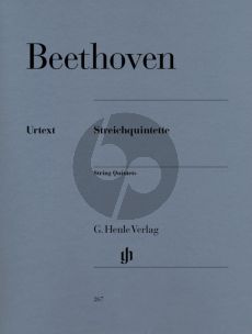 Beethoven Streich-Quintette Stimmen (Herausgeber Sabine Kurth) (Henle-Urtext)