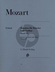 Sonaten Vol. 3 fur Violine-Klavier (Herausgeber Wolf-Dieter Seiffert)