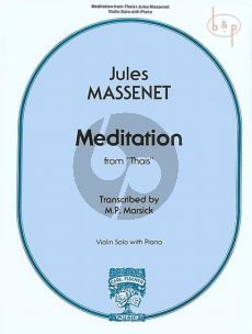 Meditation (Thais) Violin and Piano