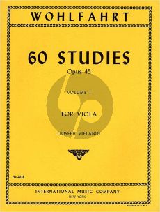 Wohlfahrt 60 Studies Op.45 Vol.1 (No.1 - 30) Viola (Joseph Vieland)