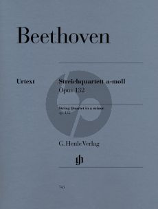 Beethoven Streichquartett a-moll Op.132 (Stimmen) (edited by Emil Platen) (Henle-Urtext)