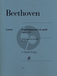 Beethoven Streichquartett cis-moll Op.131 (Stimmen) (Platen) (Henle-Urtext)