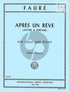 Apres un Reve Violoncello-Piano