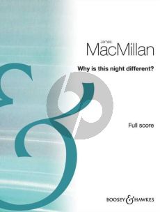 MacMillan Why is this Night Different - String Quartet No.2 (Score)