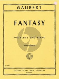 Gaubert Fantasy Flute and piano (John Wummer)